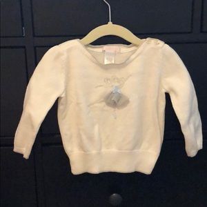 Janie and jack 12-18 month ivory sweater